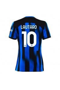 Fotbalové Dres Inter Milan Lautaro Martinez #10 Dámské Domácí Oblečení 2023-24 Krátký Rukáv